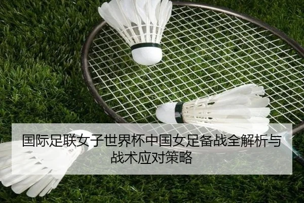 国际足联女子世界杯中国女足备战全解析与战术应对策略